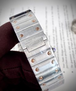 Đồng hồ Cartier Santos nam máy cơ Automatic super fake 1:1 40mm