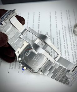 Đồng hồ Cartier Santos nam máy cơ Automatic super fake 1:1 40mm