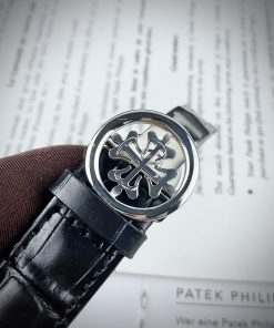 Đồng hồ Patek Philippe 5205R nam mặt xanh fake cao cấp 40mm