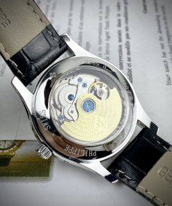 Đồng hồ Patek Philippe 5205R nam mặt xanh fake cao cấp 40mm