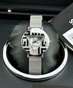 Đồng Hồ Guess GW0527l1 Nữ Dây Mesh Silver Like Auth 36mm (2)