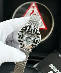 Đồng Hồ Guess GW0527l1 Nữ Dây Mesh Silver Like Auth 36mm (2)