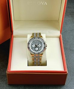 Đồng Hồ Nam Bulova 96C126 Đính Đá Like Auth 42mm (2)