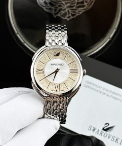 Đồng hồ Swarovski Crystalline Nữ Dây Kim Loại Like Auth 35mm (2)