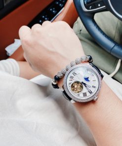 Đồng hồ nam Huboler By Hanboro Moonphase chính hãng 46mm (2)