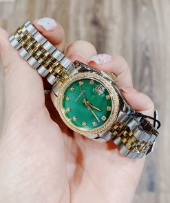 Đồng hồ nữ Hanboro By Huboler đính đá chính hãng 32mm (1)