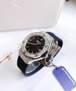 Đồng hồ nữ chính hãng Hanboro dây cao su 33mm (1)