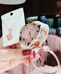 Đồng hồ nữ chính hãng Hanboro đính full đá Swarovski 36mm (3)