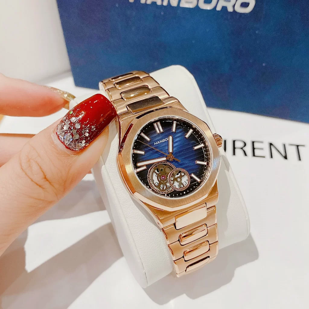 1. ĐỒNG HỒ HANBORO NỮ CHÍNH HÃNG AUTOMATIC