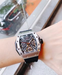 Đồng hồ Hanboro chính hãng dáng Richard Mille nam máy lộ cơ 40x50mm (2)