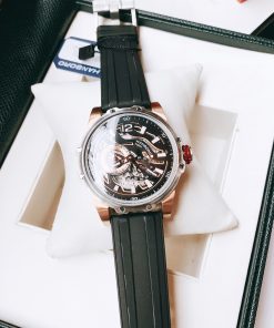 Đồng hồ Hanboro chính hãng nam dây cao su 44mm (2)