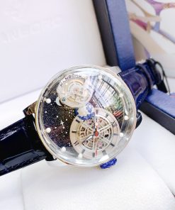 Đồng hồ Hanboro chính hãng nam mặt dải thiên hà 45mm (2)