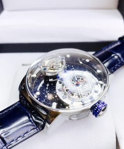 Đồng hồ Hanboro chính hãng nam mặt dải thiên hà 45mm (2)