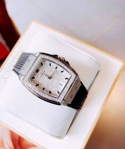 Đồng hồ Hanboro chính hãng nữ mặt đính đá Swarovski 36mm (2)