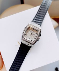 Đồng hồ Hanboro chính hãng nữ mặt đính đá Swarovski 36mm (2)