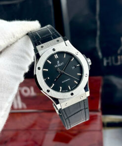 Đồng hồ Hublot nam dây da bọc cao su Hublot Classic Fusion máy cơ màu đen- Dwatch HB7