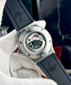 Đồng hồ Hublot nam dây da bọc cao su Hublot Classic Fusion máy cơ màu đen- Dwatch HB7