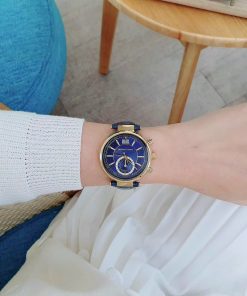 Đồng hồ Michael Kors MK2425 Like Auth nữ màu xanh 38mm (2)