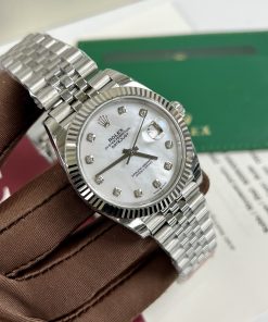 Đồng hồ Replica 11 Rolex DateJust mặt khảm xà cừ EW Factory 41mm (2)