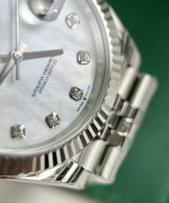 Đồng hồ Replica 11 Rolex DateJust mặt khảm xà cừ EW Factory 41mm (2)