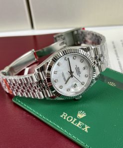 Đồng hồ Replica 11 Rolex DateJust mặt khảm xà cừ EW Factory 41mm (2)