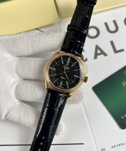 Đồng hồ Rolex Cellini nam mặt đen Replica 11 cao cấp 39mm (2)