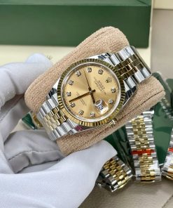 Đồng hồ Rolex DateJust Replica 11 nam dây kim loại 41mm (2)