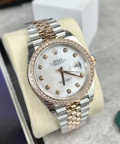 Đồng hồ Rolex DateJust nam mặt khảm xà cừ Replica 11 EW Factory 41mm (2)