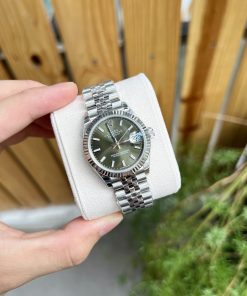 Đồng hồ Rolex DateJust nữ dial green Replica 11 EW Factory 31mm (2)