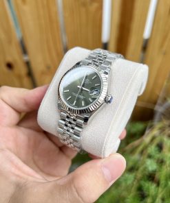 Đồng hồ Rolex DateJust nữ dial green Replica 11 EW Factory 31mm (2)