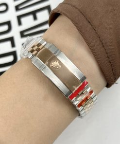 Đồng hồ Rolex Datejust Replica cao cấp mặt đen đính đá 36-41mm (8)