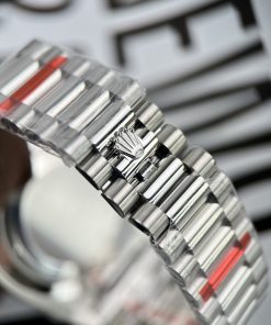 Đồng hồ Rolex Day-Date Replica 11 mặt số màu xanh băng EW Factory 40mm (1)