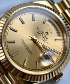 Đồng hồ Rolex Day-Date Replica 11 màu vàng Gold EW Factory 40mm (2)