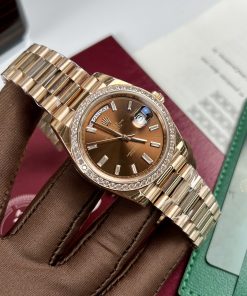 Đồng hồ Rolex Day-Date màu Rose Gold Replica 11 EW Factory 40mm (2)