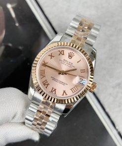 Đồng hồ Rolex Replica 11 nữ mặt số hồng EW Factory 31mm (11)