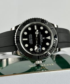 Đồng hồ Rolex Yacht-Master nam mặt đen Replica 11 cao cấp 40mm (2)