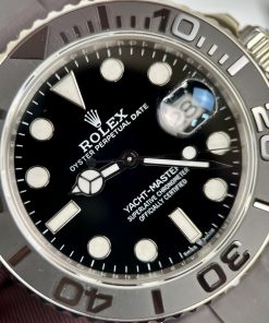 Đồng hồ Rolex Yacht-Master nam mặt đen Replica 11 cao cấp 40mm (2)
