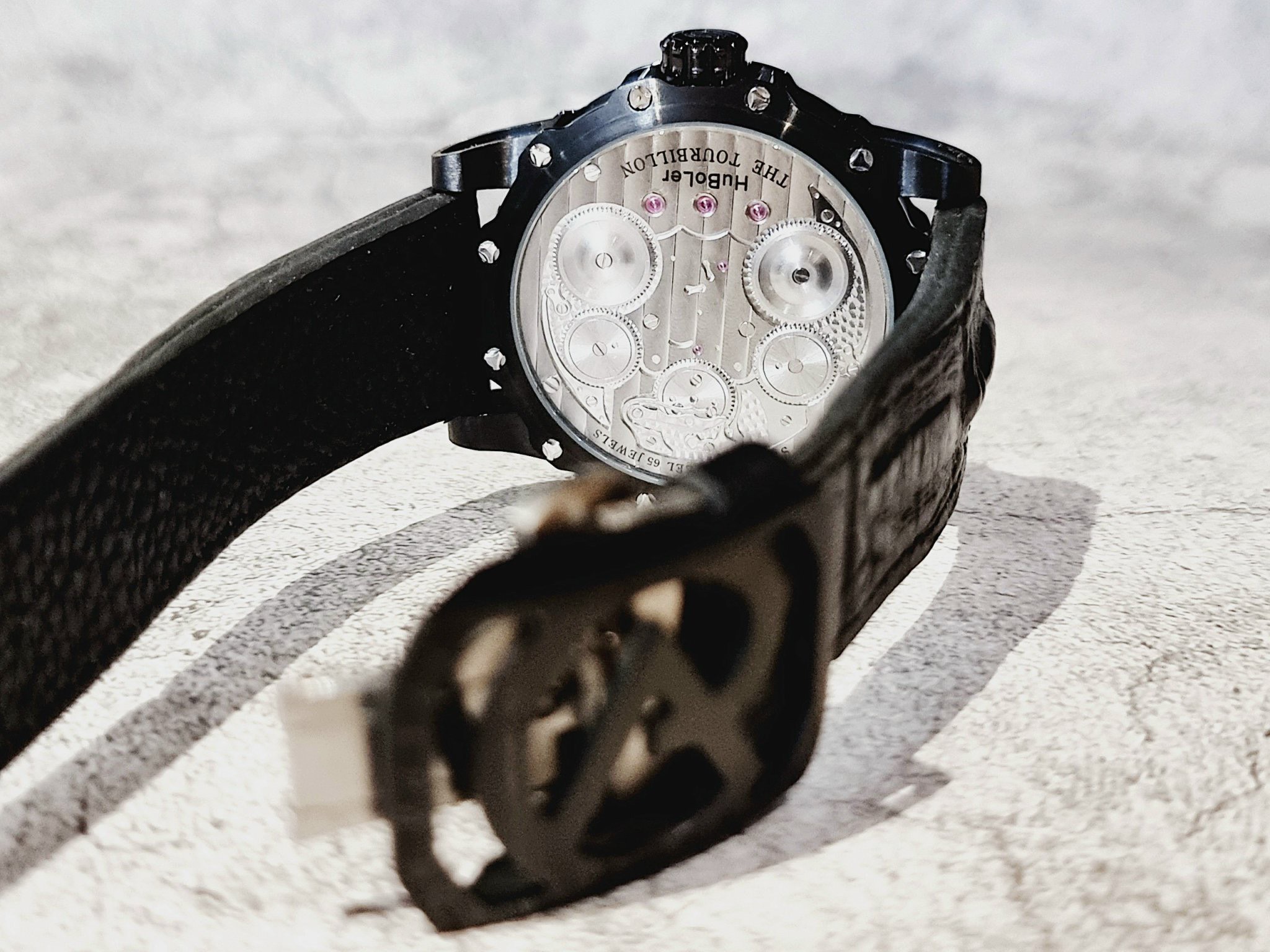 Đồng hồ chính hãng Hanboro By Huboler nam màu đen 44mm (7) Đồng hồ chính hãng Hanboro By Huboler nam màu đen 44mm (2)