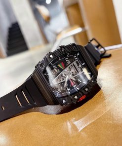 Đồng hồ chính hãng Hanboro By Huboler nam máy cơ tự động 40x48mm (2)