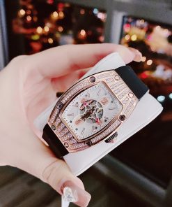 Đồng hồ chính hãng Hanboro By Huboler nữ đính đá 36mm (2)