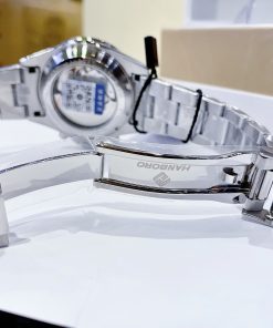 Đồng hồ chính hãng Hanboro Rainbow Unisex dây kim loại 40mm (2)