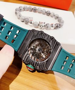 Đồng hồ chính hãng Hanboro nam dây cao su 40x50mm (1)