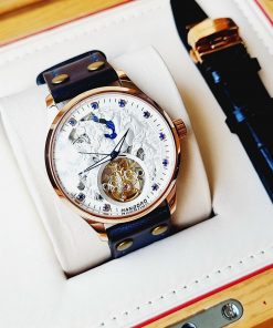 Đồng hồ chính hãng Hanboro nam họa tiết mã đáo thành công 44mm (2)