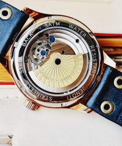 Đồng hồ chính hãng Hanboro nam họa tiết mã đáo thành công 44mm (2)