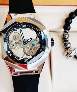Đồng hồ chính hãng nam máy lộ cơ Hanboro By Huboler 44mm (2)