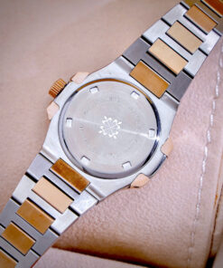 Đồng hồ đeo tay nữ đẹp Patek Philippe Nautilus demi đính đá fake cao cấp 32mm