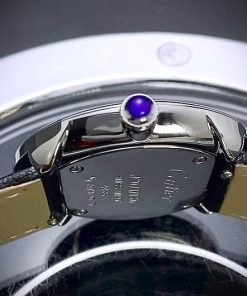Đồng hồ nam Cartier Pebble Re-Edition dây da đen Super Fake 11 36mm (2)