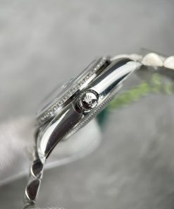 Đồng hồ nam Rolex DateJust Replica 11 nam đính đá EW Factory 41mm (2)