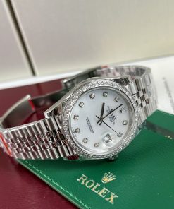 Đồng hồ nam Rolex DateJust mặt khảm xà cừ Rep 11 EW Factory 41mm (2)