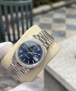 Đồng hồ nam Rolex Day-Date đính đá Replica 11 EW Factory 40mm (2)